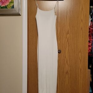 Dynamite - White Dress **Ribbed